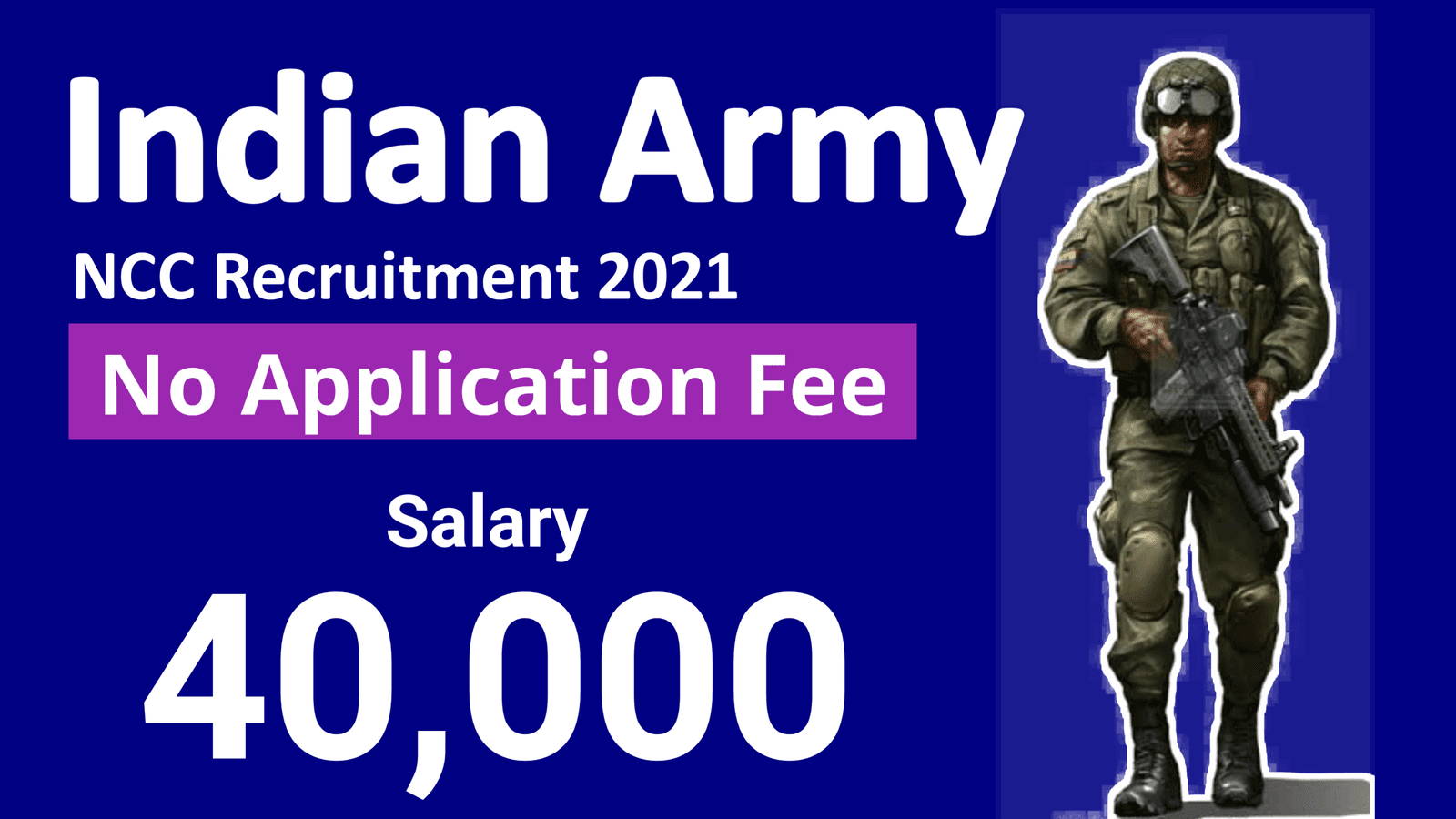 Indian Army NCC Special Entry Recruitment 2021