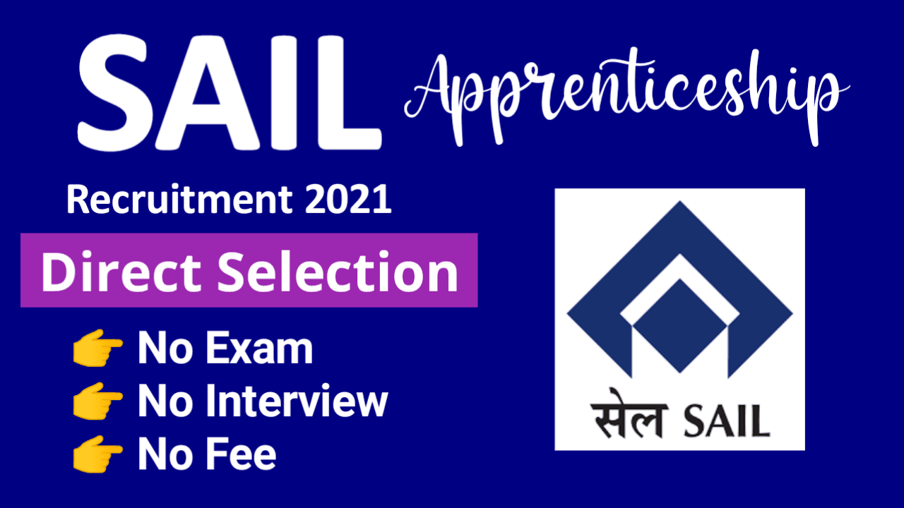 SAIL Apprentice Recruitment 2021