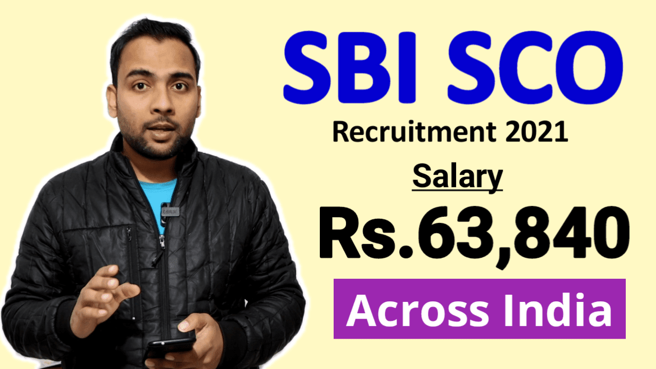 SBI SCO Recruitment 2021