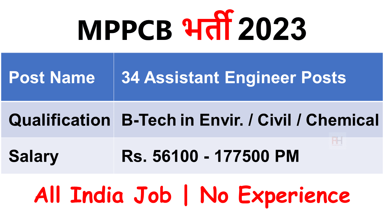 MPPCB Recruitment 2023