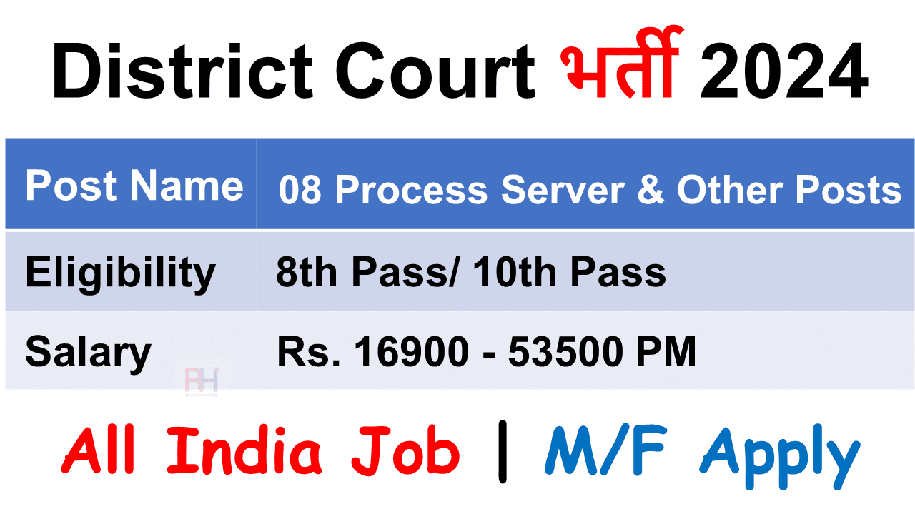 Sirsa Court Recruitment 2024