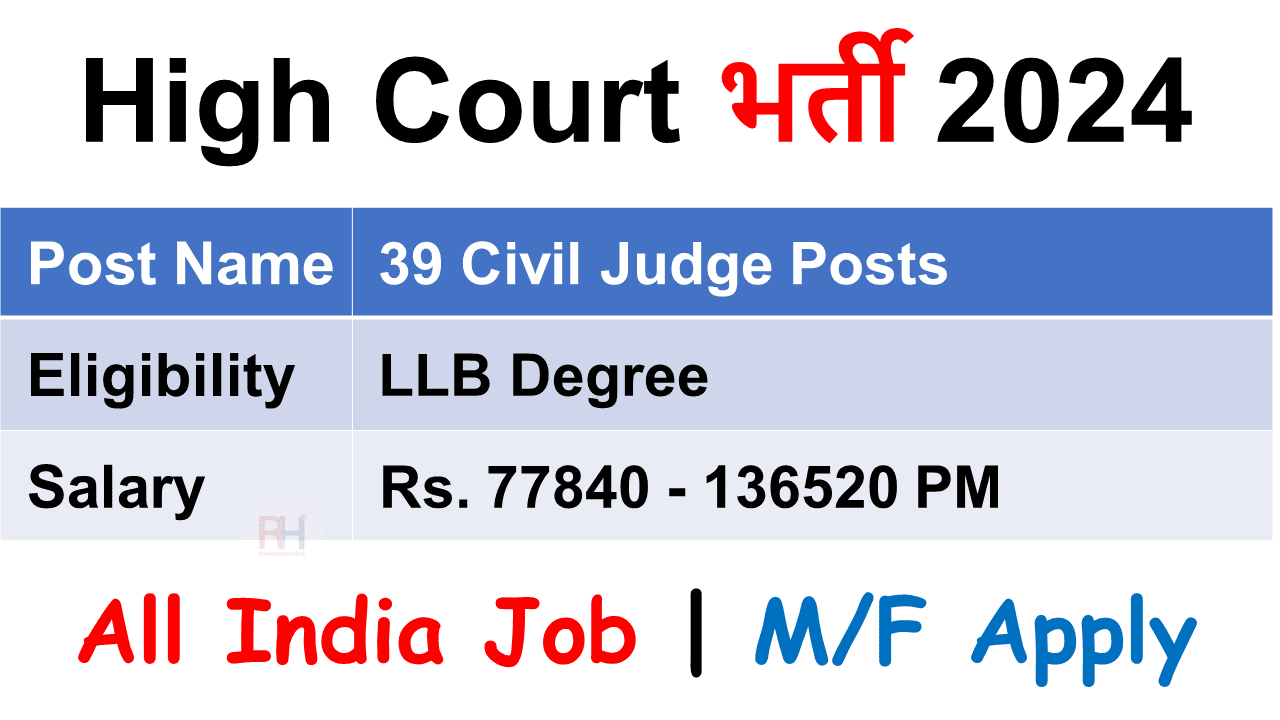 AP High Court Recruitment 2024