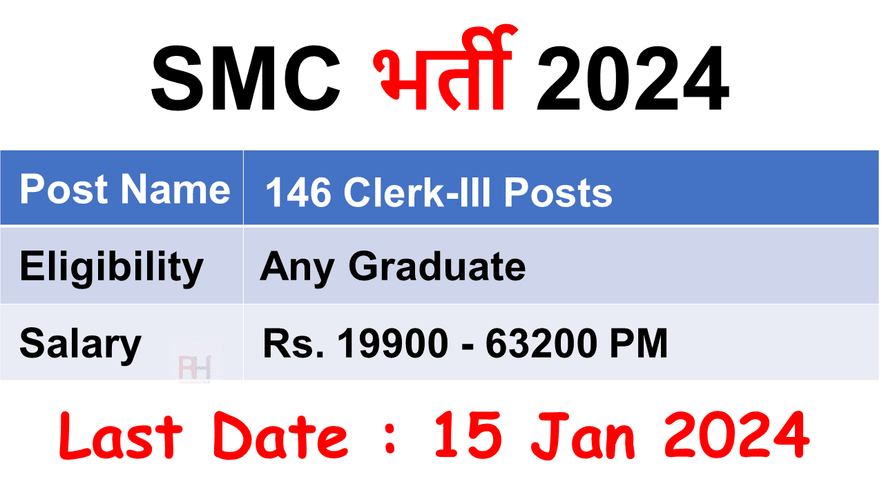 Surat Municipal Corporation Recruitment 2024
