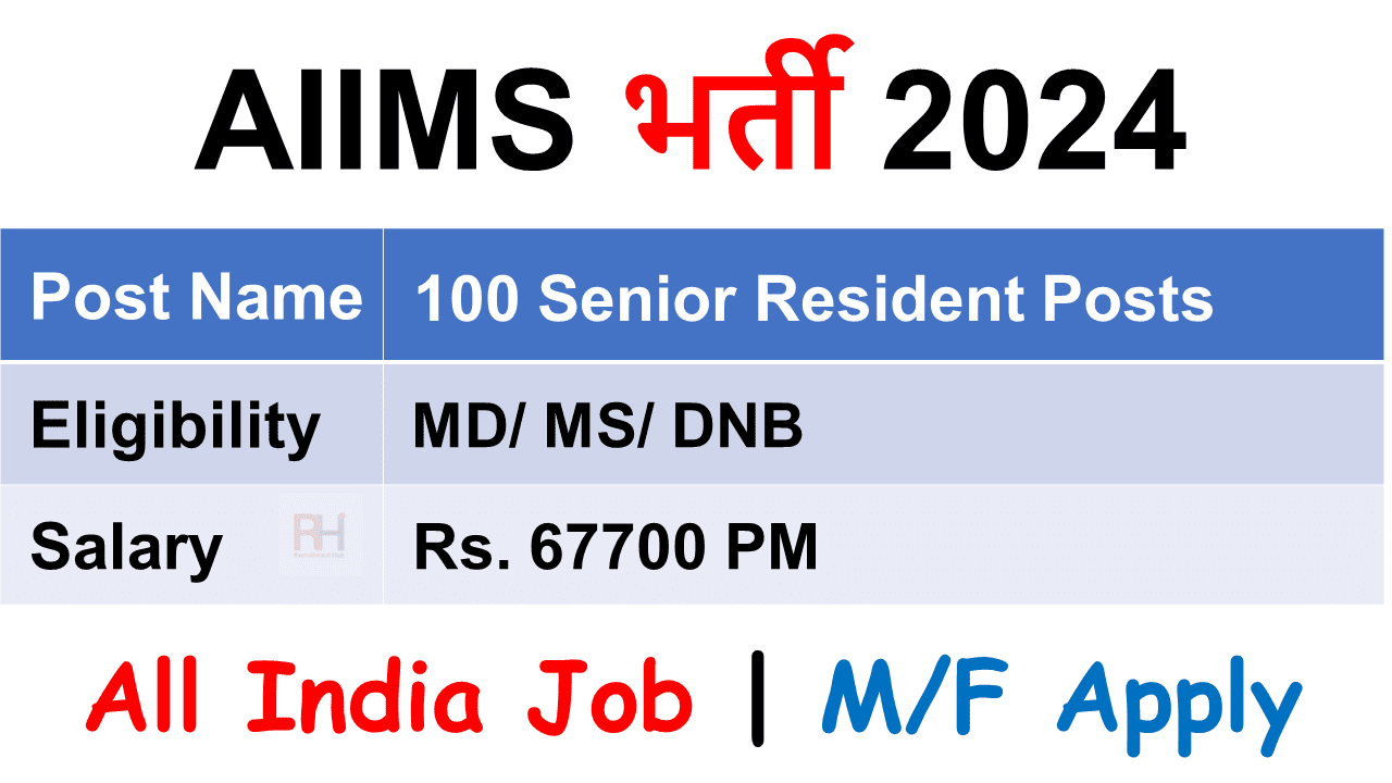 AIIMS Deoghar Recruitment 2024