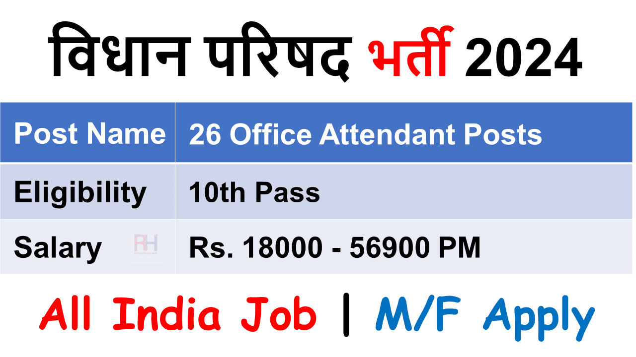 Bihar Vidhan Parishad Recruitment 2024