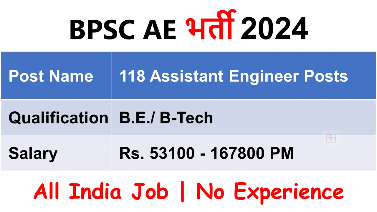 BPSC AE Recruitment 2024
