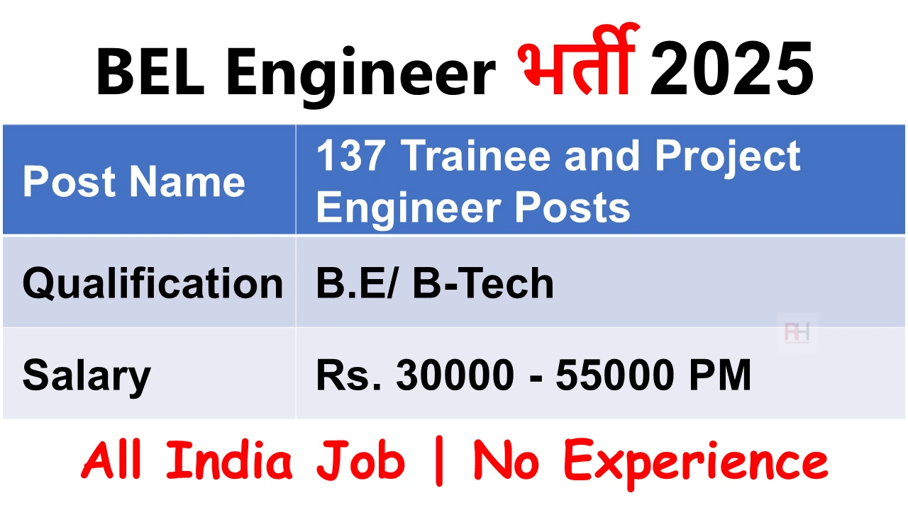 BEL Recruitment 2025