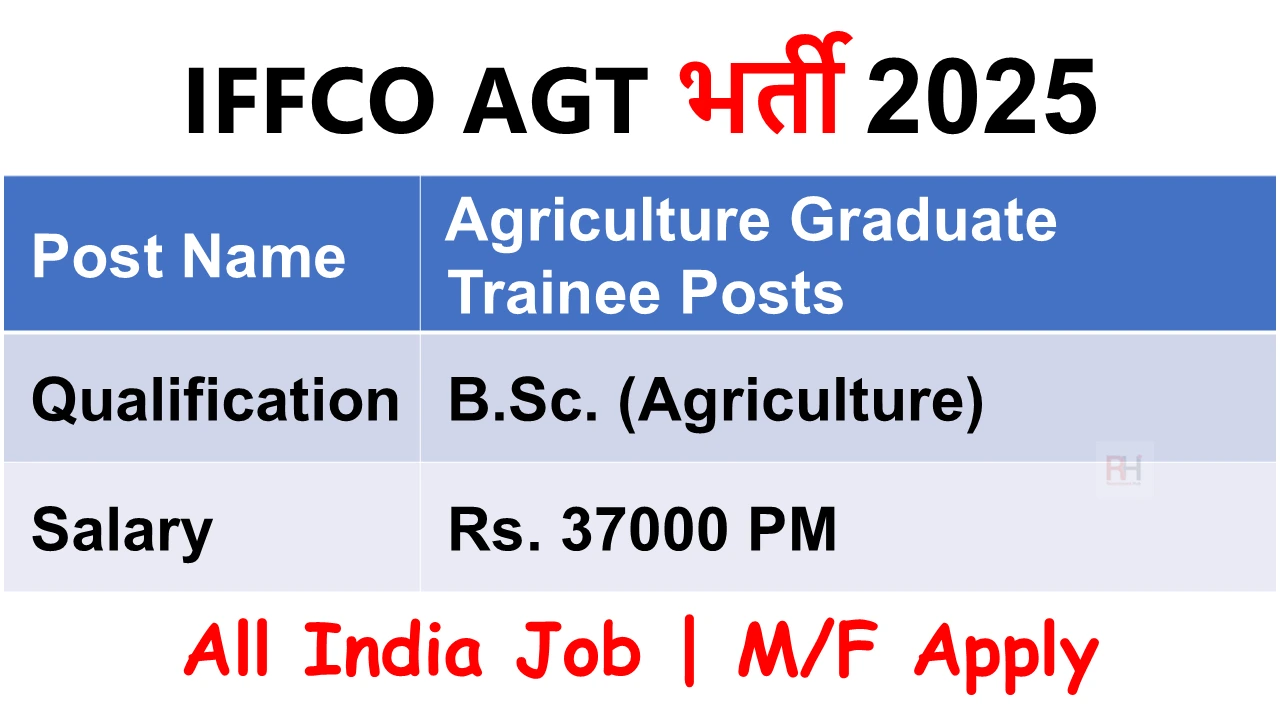 IFFCO AGT Recruitment 2025