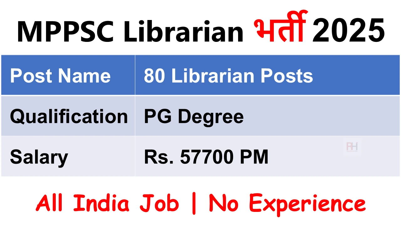 MPPSC Librarian Recruitment 2025