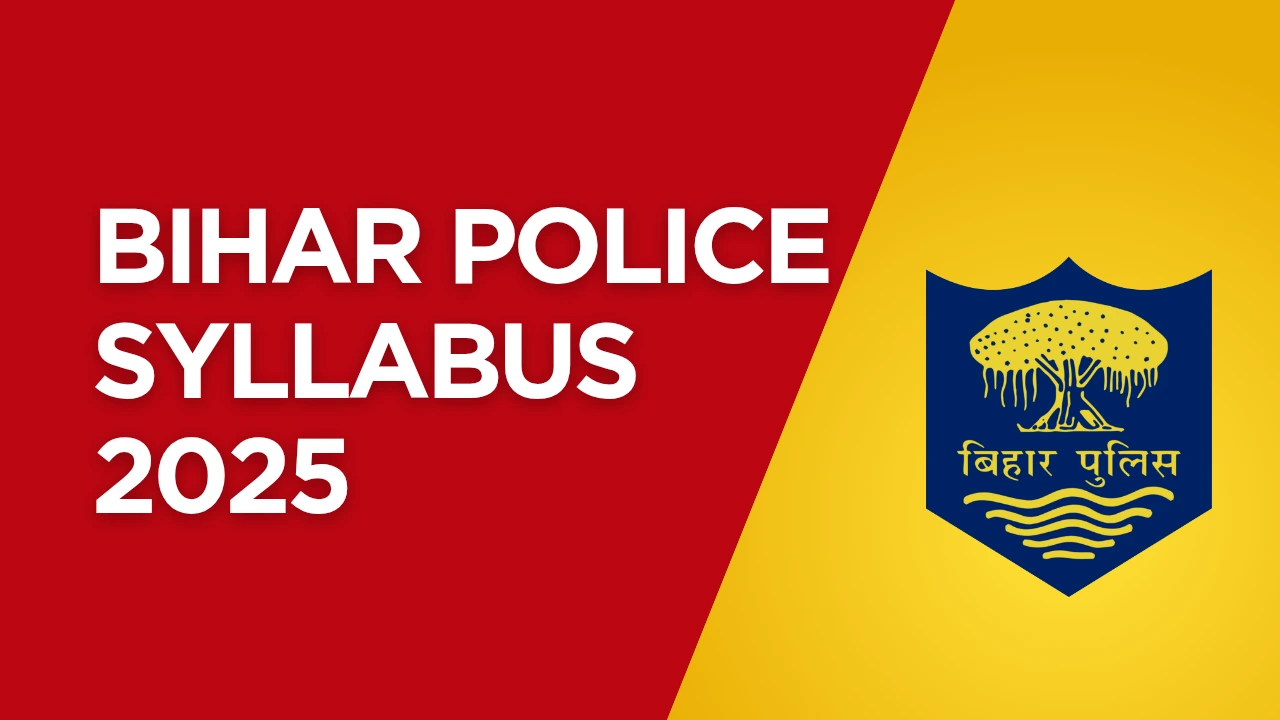 Bihar Police Constable Syllabus 2025